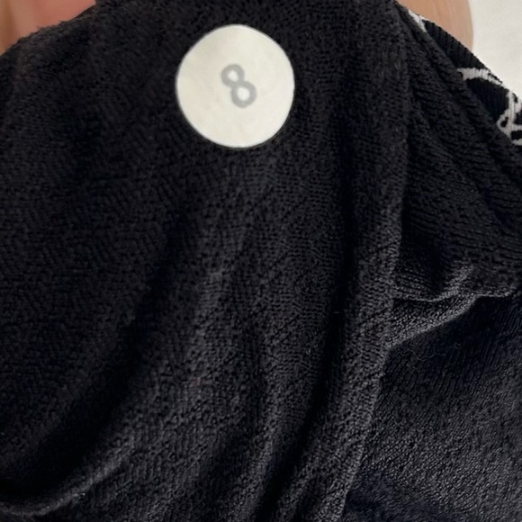 Lululemon Free To Be Zen Bra Fall Net White Black / Ray Sz 8 - Picture 5 of 5